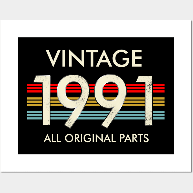 Vintage 1991 All Original Parts Wall Art by louismcfarland